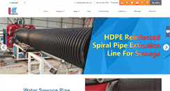 Desktop Screenshot of pipe-extruder.com